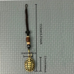 Pure Brass Rich World Hand Piece Car Key Chain Pendant Male Accessories