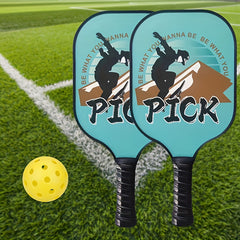 Outdoor Pickleball Paddle Set with Ball