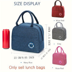 Insulated Animal Print Oxford Fabric Leakproof Multiple Compartments Lunch Bag