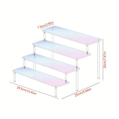 Rainbow Acrylic Ladder Display Rack for Garage Kit & Anime Models