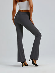Women's High Waist Flared Leggings for Yoga Workout