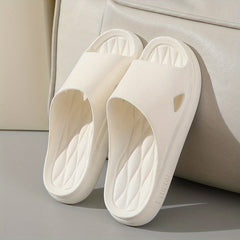 Men's Argyle Pattern Slip On Slides Non-Slip House Slippers
