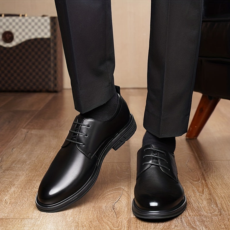Men's Lace Up Derby Shoes Round Toe Wear resistant Non Slip