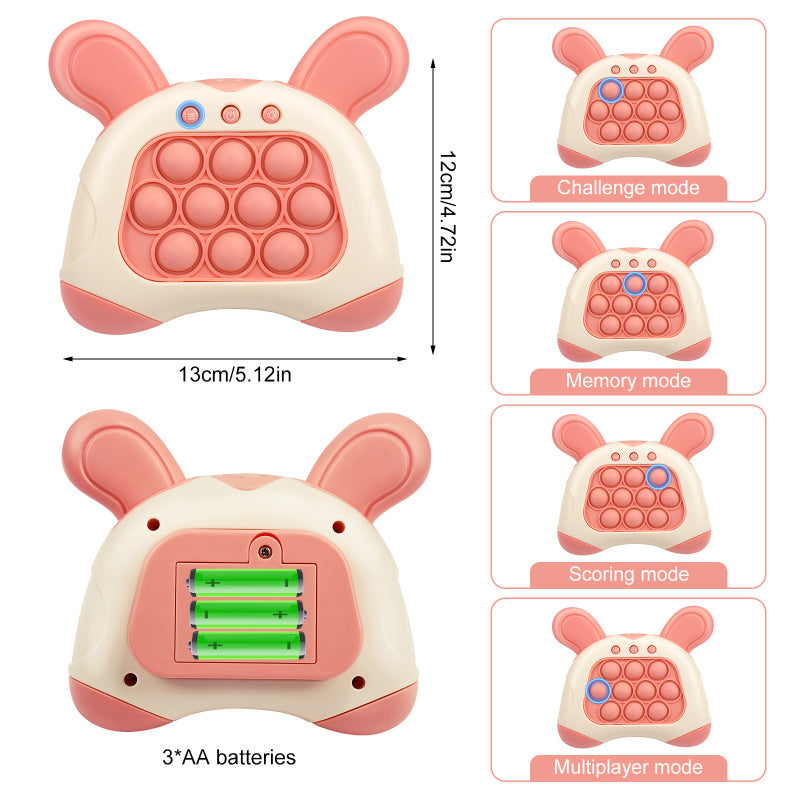 Push Bubble Pattern Popping Game Stress Relief Toy Pink