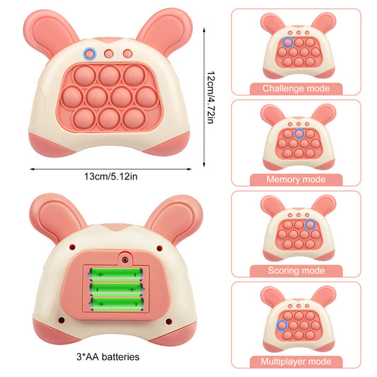 Push Bubble Pattern Popping Game Stress Relief Toy Pink