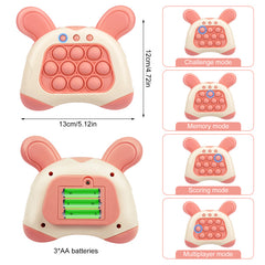 Push Bubble Pattern Popping Game Stress Relief Toy Pink