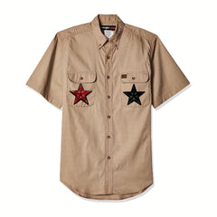 Red Pentagram Love Iron Embroidery Gift Dressing Cell Phone DIY Bag