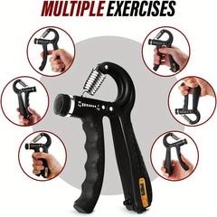 Adjustable Hand Grip Strengthener 10-130lbs Forearm Exerciser