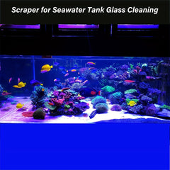 Algae Scraper For Glass Aquarium - 10 Replaceable Blades