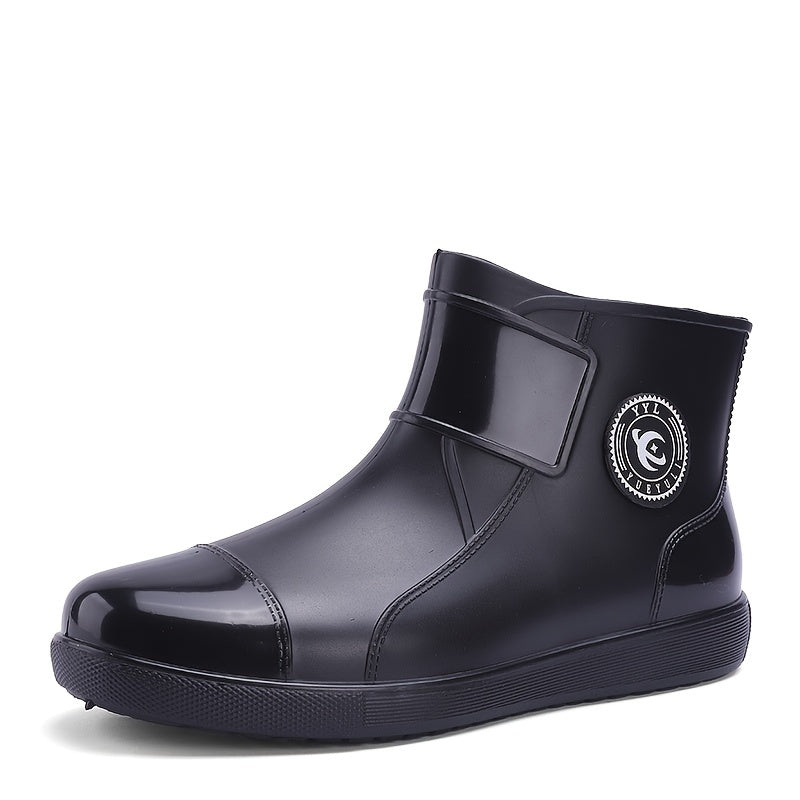 Waterproof High Top Rain Boots Anti slip Ankle Boots