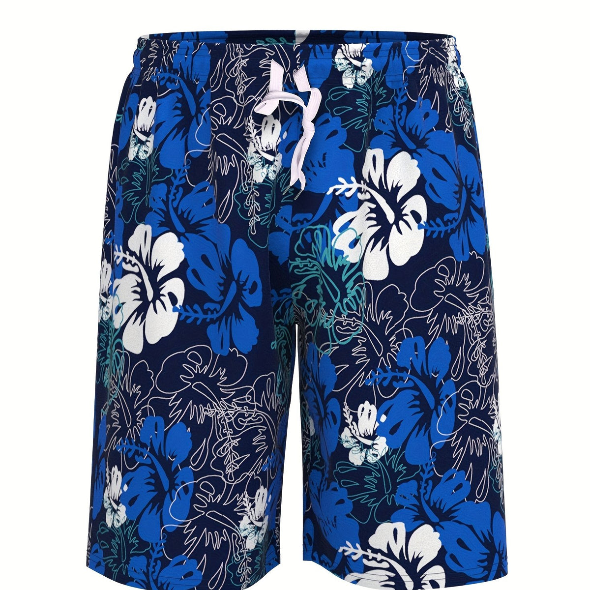 Men's Floral Graphic Shorts Quick Dry Stretch Beach Shorts