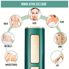 Hair Removal Device for Women Permanent Hair Remover Machine & Ice Compress