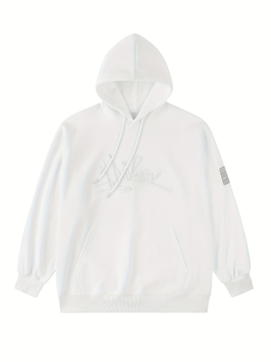 Men's Graphic Pullover Hoodie with Kangaroo Pocket