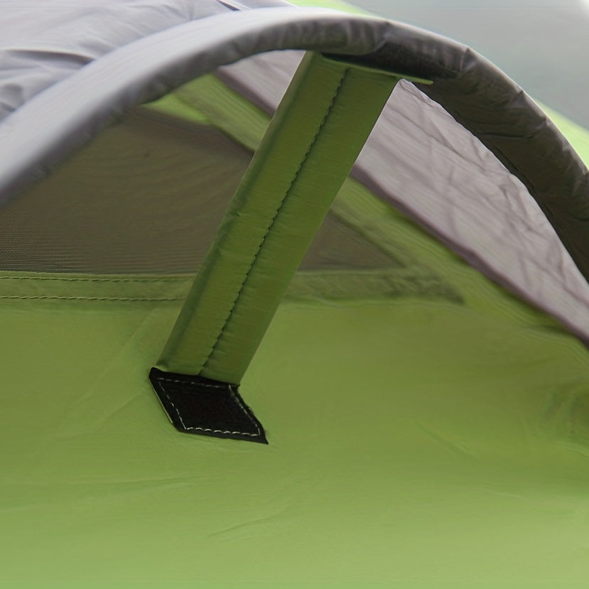 Waterproof Camping Tent with Ripstop Polyester & Aluminum Poles