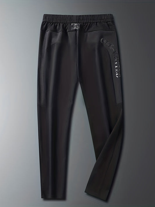 Men's Lightweight Sports Pants With Side Pockets Drawstring Waist