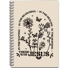 Boho Floral Christian Spiral Notebook Journal 100 Pages