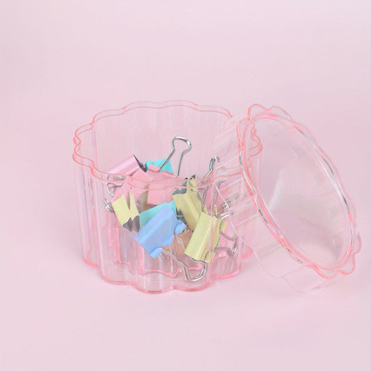 Clear Storage Box Container Organizer for Jewelry Makeup Accessories