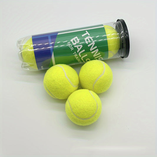 3pcs High Elasticity Training Rubber Tennis Balls