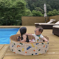 Bear Ocean Ball Pool Toy for Kids - Portable & Foldable Swimming Pool