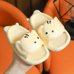 Girls Elephant Slides Non Slip Slippers for Indoor Outdoor Use