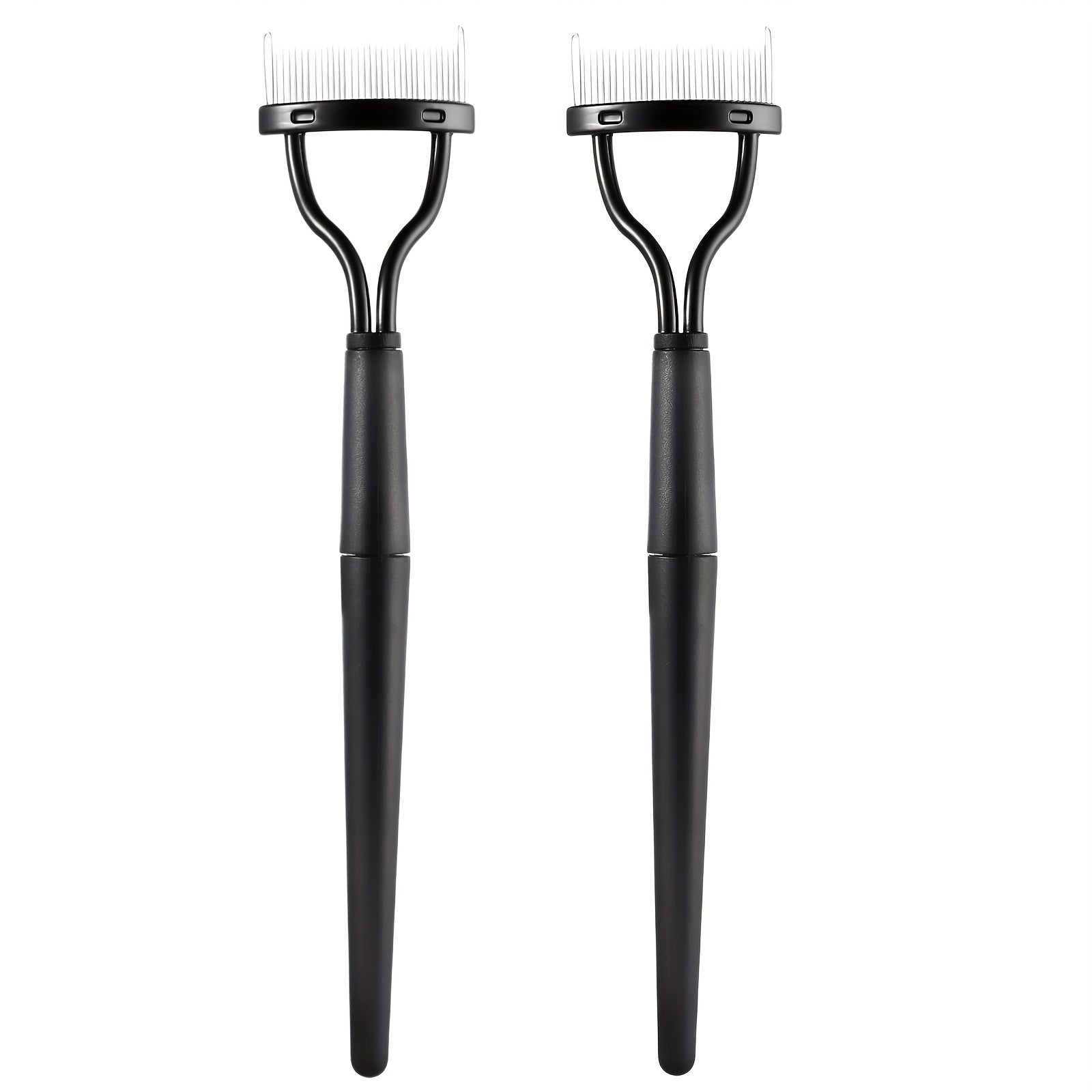 Eyelash Comb Eyebrow Brush Eyelashes Separator Metal Teeth Lash Comb