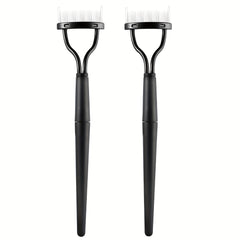 Eyelash Comb Eyebrow Brush Eyelashes Separator Metal Teeth Lash Comb