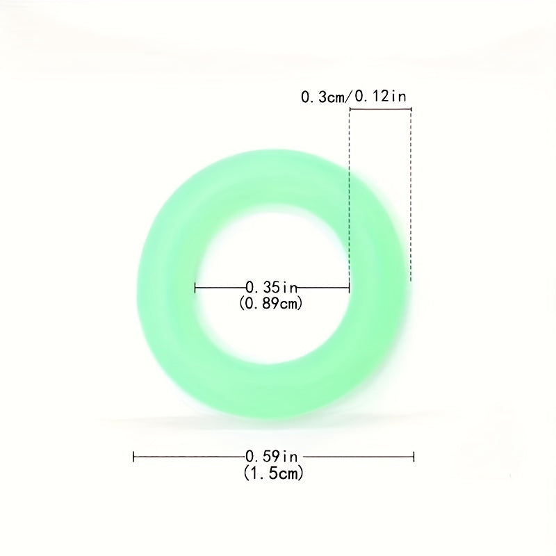 50pcs Camping Tent Stakes Fluorescent Rings Tents Nail Ring