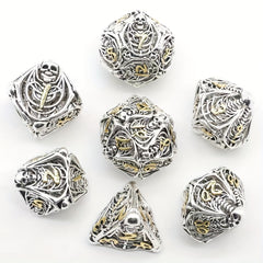 Skull Metal Dice Set Set Of 7