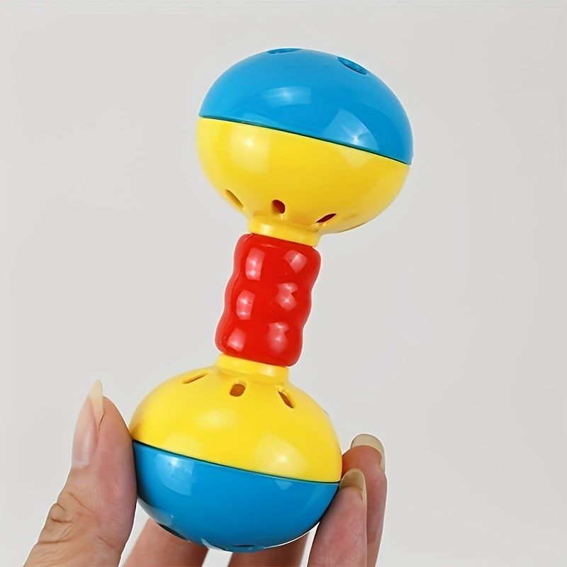 Children's Double Headed Hand Grip Bell Rattle Toy