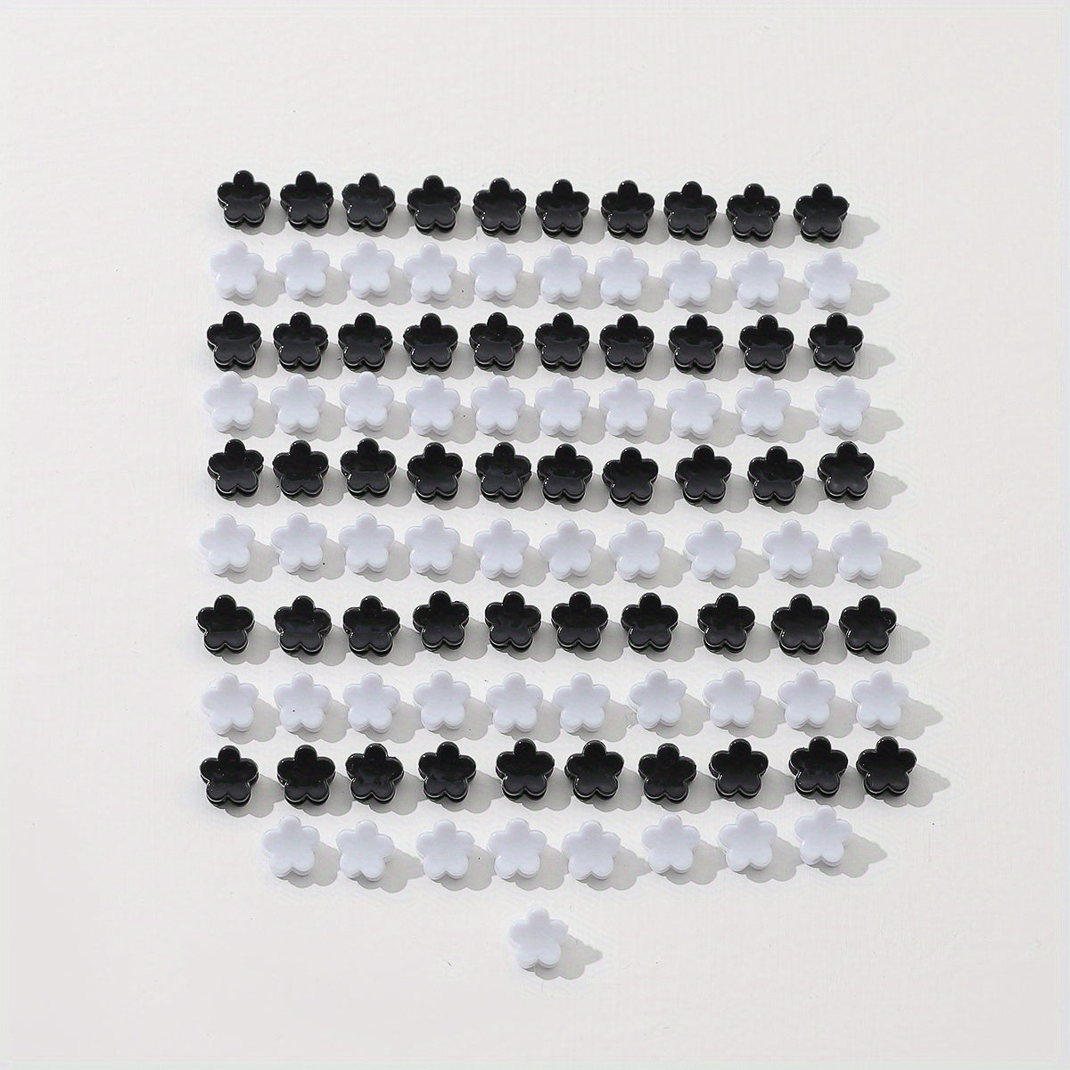 100pcs Mini Star Shape Hair Claw Braid Hair Clip Hair Accessories