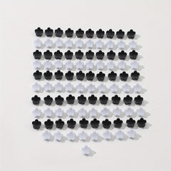 100pcs Mini Star Shape Hair Claw Braid Hair Clip Hair Accessories