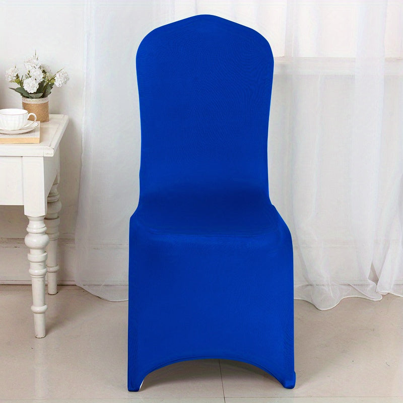 Milk Silk Dining Chair Covers for Banquets and Home Decor