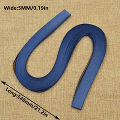 120pcs 5MM Paper Strips for Crafting - Monochrome Paper - 21.2in