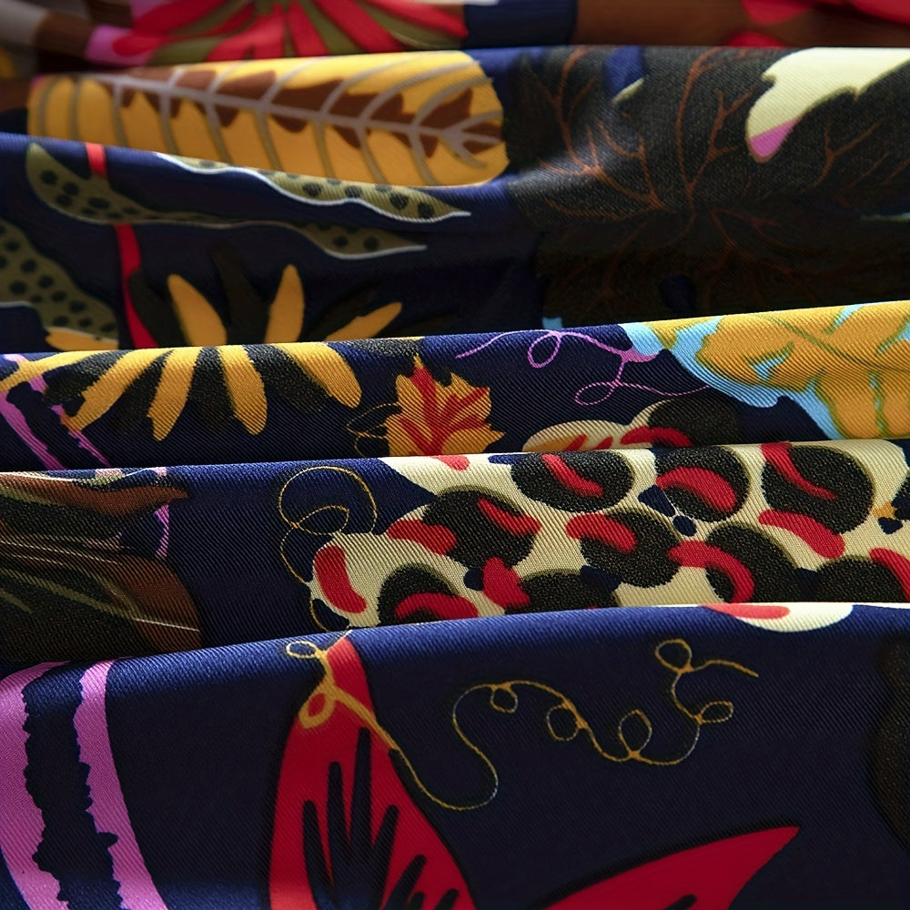Bonsai Flower Bandana Silk Tube Top Shawl Scarf Wrap