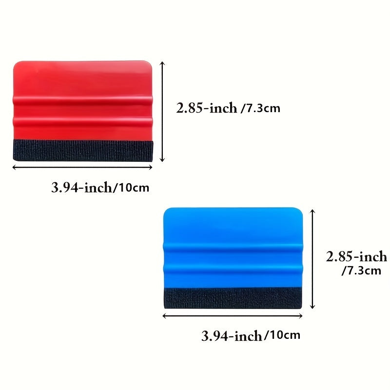 4pcs Felt Edge Squeegee Car Wrapping Tool 10 16 Cm Vinyl Wrap Squeegee