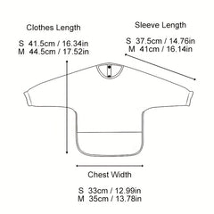 Waterproof Long Sleeve Feeding Bib for Easy Clean-Up