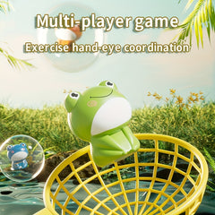 Kids' Bouncing Frog Game Catapult Toy with Sound & Light