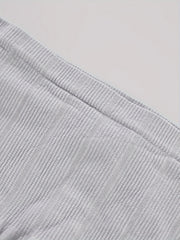 3pcs Lace Trim Briefs High Waist Stretchy Panties Women's Underwear
