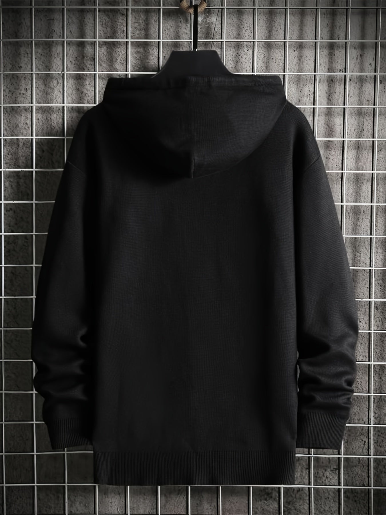 Youth Men's Hooded Skull Print Sweater