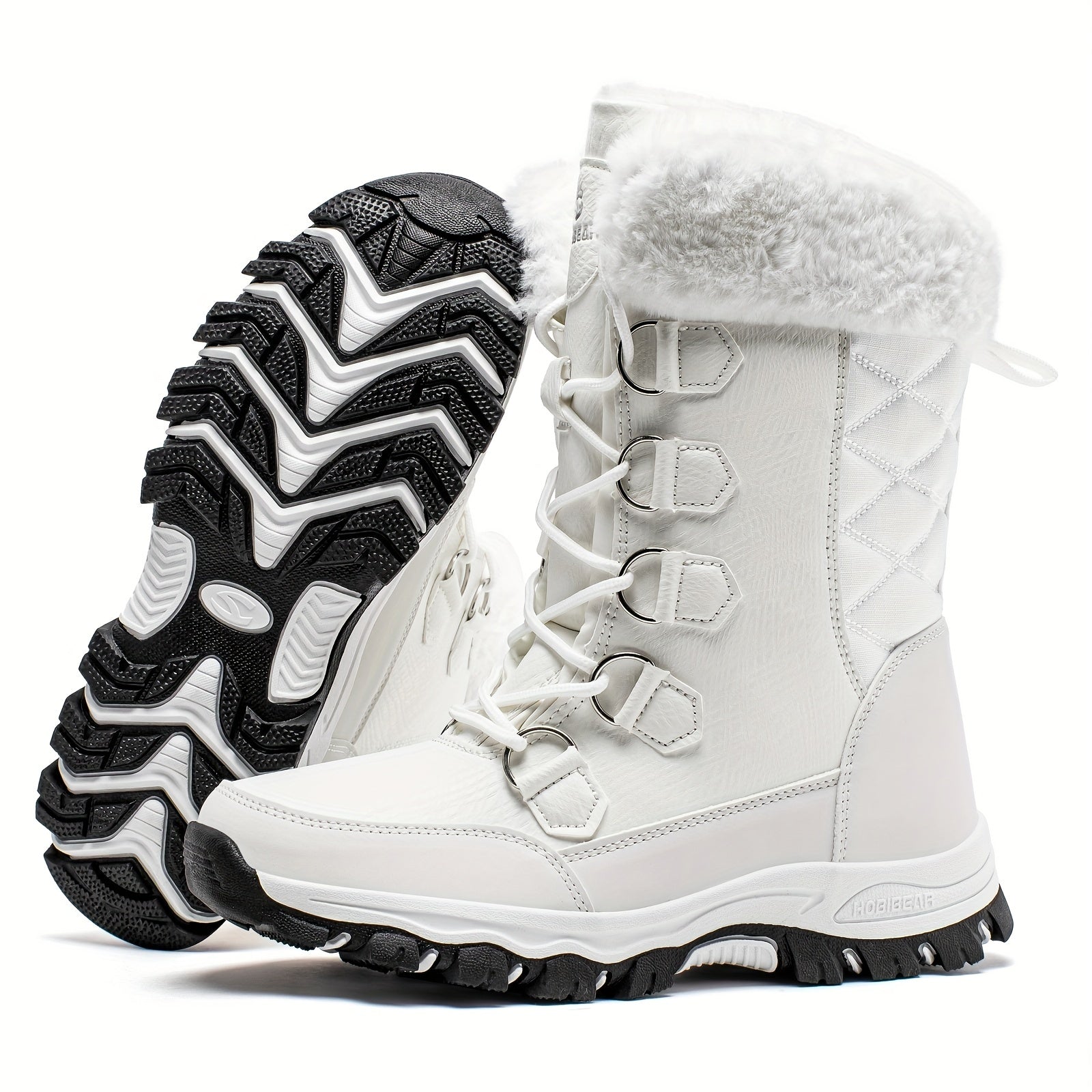 Women's Waterproof Snow Boots High Top Hiking Boots