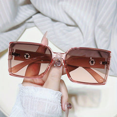 Large Square Sunglasses Jelly UV400 Sun Shades