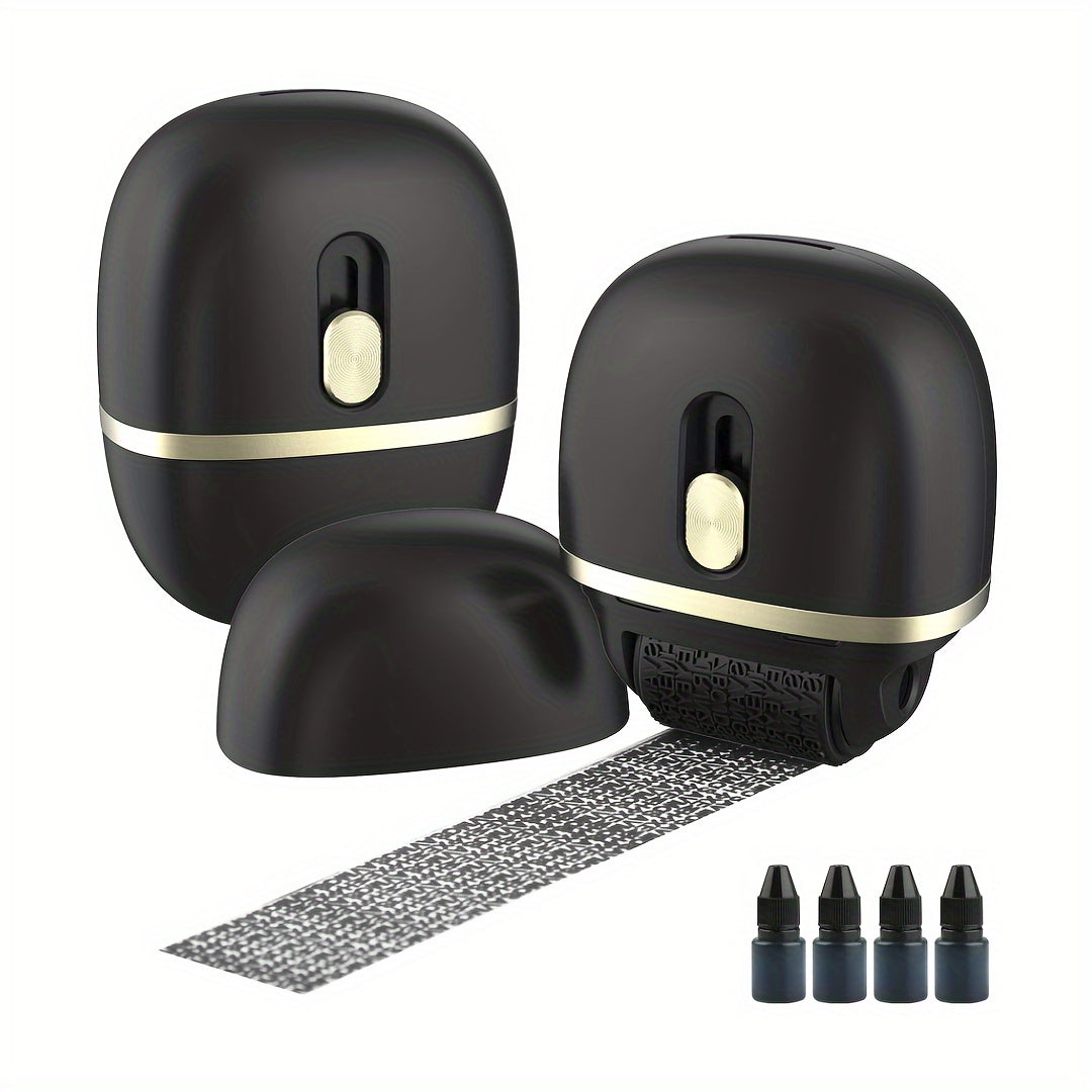 1pc Identity Protection Roller Seal 2 Pack Confidential Roller Seal