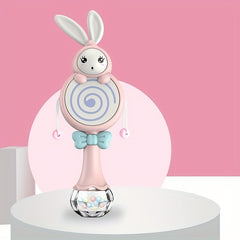 Baby Bell Drum Rabbit Hand Shake Bell Toy