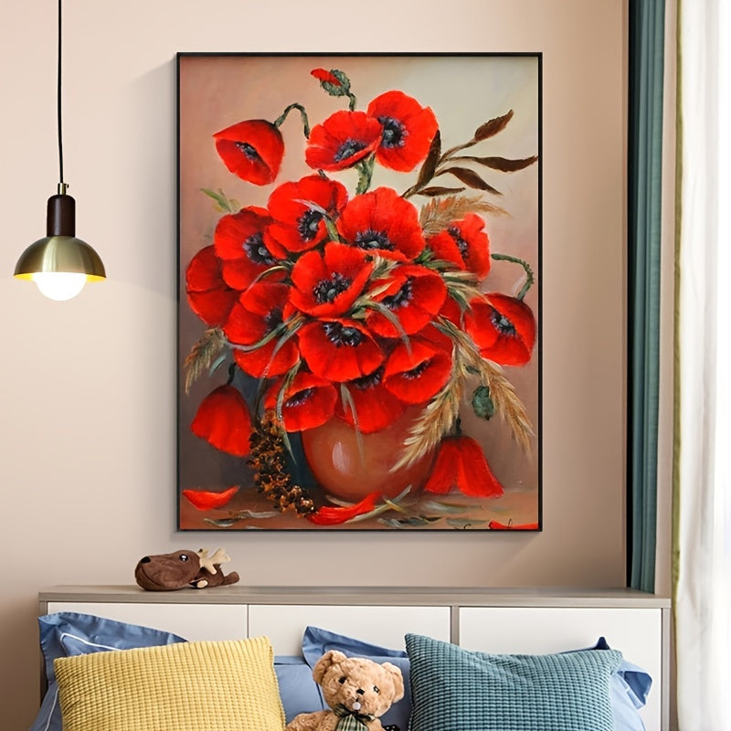 Flower Pattern Diamond Painting For Home Decoration