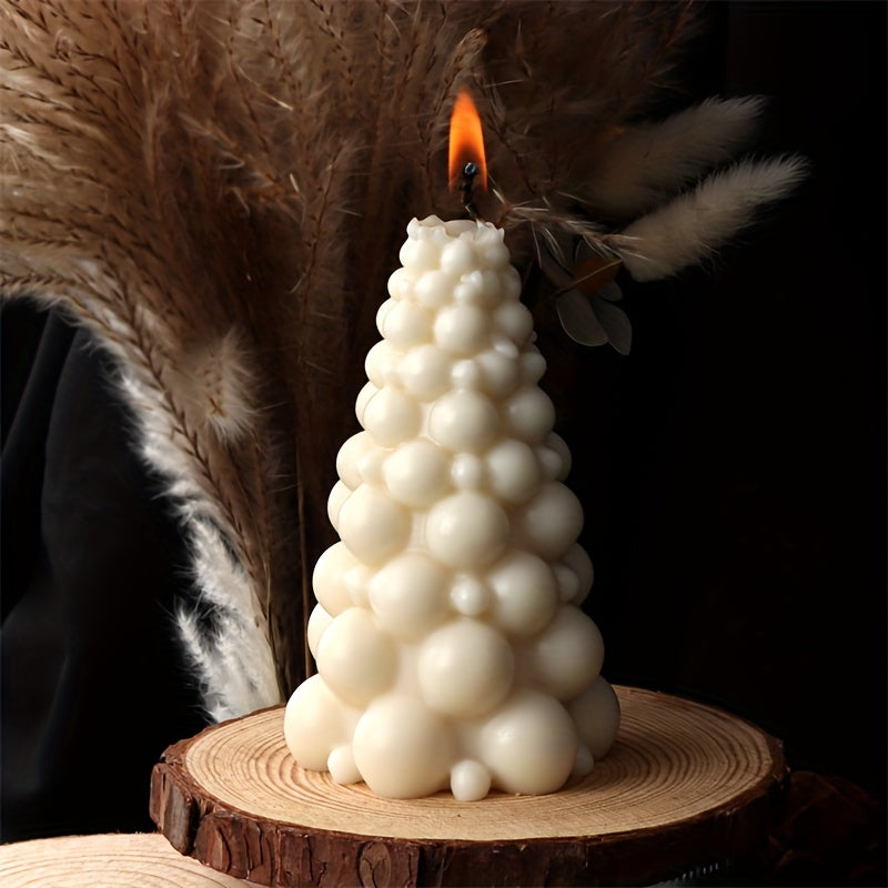 3D Christmas Tree Candle Silicone Mold DIY Christmas Candle Making Kit