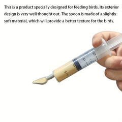 4pcs Bird Feeder Supplies For Parrots Needle Tube Feeder Parrot Feeding