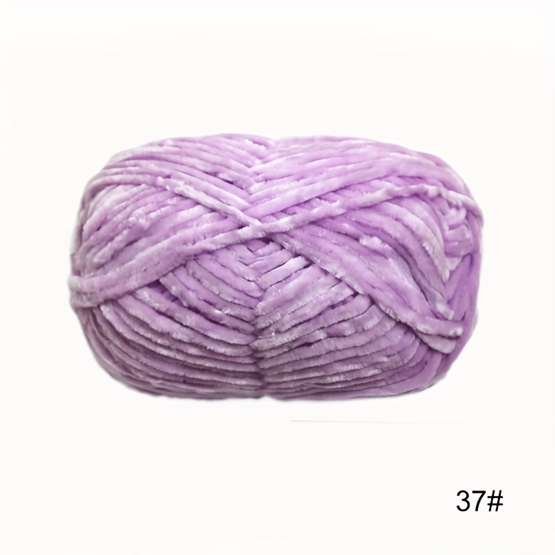 3pcs Chenille Yarn 100% Polyester Soft Comfortable Yarn for Knitting Crochet
