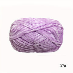 3pcs Chenille Yarn 100% Polyester Soft Comfortable Yarn for Knitting Crochet