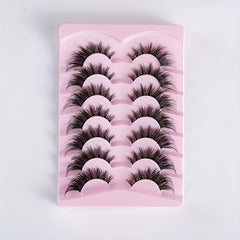 7 Pairs Fox Eye Lashes Little Devil Style Natural Volume