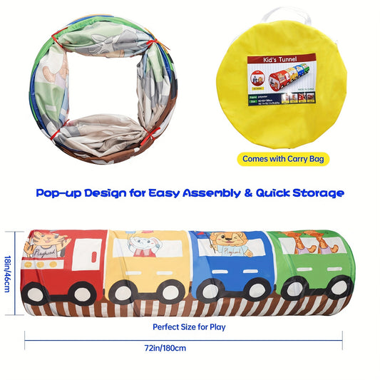 Kids Sensory Trainer Crawling Tunnel Game Toy